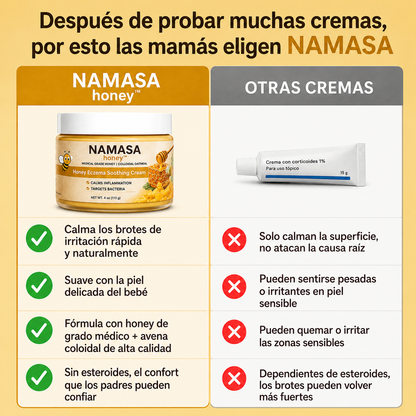 NAMASA™ Crema de Miel para Eczema